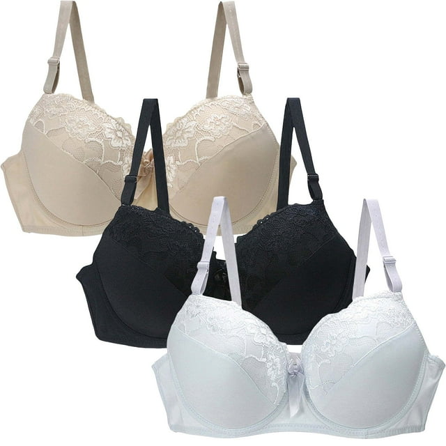Women's Lace Bra Plus Size 34B-44E