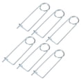 thumbnail image 1 of Uxcell 6-Pack Pin de Seguridad de Chaveta en Forma de Broche, Pines de Acero de Resorte M4x100mm, Sujetadores de Broche de Bloqueo Rápido, Clips Retenedores Pesados, 1 of 7