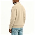 thumbnail image 7 of Abomasnow Mens Full Zip Cardigan Sweater Casual Mock Neck Cable Knitted Winter Chunky Sweaters Jackets, 7 of 7