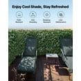 thumbnail image 5 of VEVOR Expandable Fence Privacy Screen, 25 x 126 in Expand Artificial Plant Wall, Realistic Artificial Ivy Panel with 50 Zip Ties, Decorative Faux Greenery Backdrop Hedges for Balcony Patio Outdoor, 5 of 9