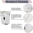 thumbnail image 3 of 19.7" Laundry Hamper, Foldable Storage Basket with Lightweight Carry Handles, Waterproof Round Cotton Linen, for Baby Products, Toys, Bedroom Basket, 3 of 5