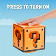 thumbnail image 4 of Paladone Super Mario Brothers Question Block Lamp with Official Game Sounds Nintendo Light and Décor, 4 of 5