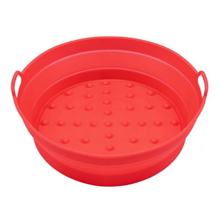 

Food Grade Reusable Fryer Mat Eco-Friendly Foldable Silicone Oven Microwave Baking Tray Mat Kitchen Supplies