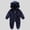 Navy, variant on Baby Onesies Boy Infant Boys Winter Warm Fleece Romper Jumpsuit Cozy Playwear Baby Boy Romper Navy 9-12 Months
