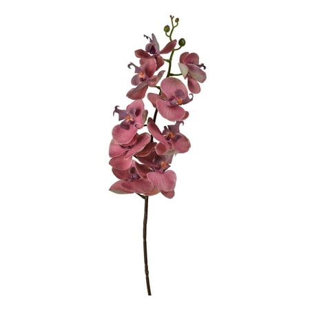 A&B Home 38-inch Real Touch Orchid Stem Deep Pink
