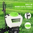thumbnail image 4 of Greenworks 24V Backpack Sprayer 4 Gallon,Backpack Sprayer for Weeding, Spraying, Cleaning,Tool Only, Battery and Charger Not Included, 4 of 9