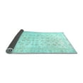 thumbnail image 2 of Ahgly Company Indoor Rectangle Oriental Light Blue Traditional Area Rugs, 8' x 12', 2 of 4