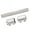 Argent, variante sur Kit de Tuyau de Radiateur de Refroidissement 12 Po en Acier Inoxydable Flexible Efficace pour Tuyaux 1 3/4 Po 1 1/2 Po 1 1/4 Po avec Capuchon