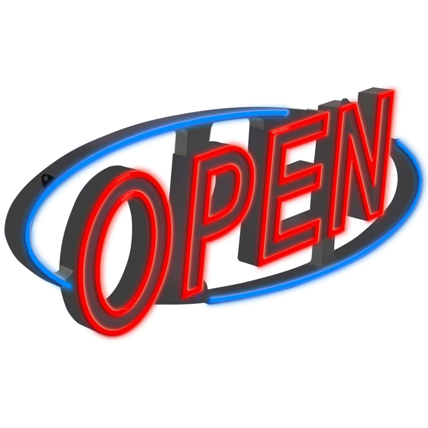 Optiva Ultra Bright LED OPEN Sign, 31.5"