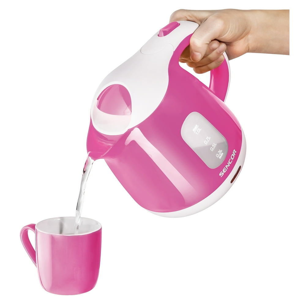 Sencor SWK1018RS Small Electric Kettle, 1L, Pink