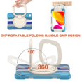 thumbnail image 4 of Funda a juego para iPad Mini 4/5 con correa para el hombro, soporte de anilla ajustable grande, portalápices y protección contra golpes., 4 of 5