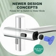 thumbnail image 3 of Wowow Pull Down Waterfall Kitchen Faucet with 3-Mode Sprayer in Polished Chrome for Kitchen Sink, 3 of 7