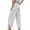 C-Grey183, variant on Women's Wide Leg Pants Striped Loose Fit High Waisted Casual Drawstring Side Slit Palazzo Summer Beach Stylish Trousers