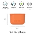 thumbnail image 5 of Contenedores OmieBox UP a prueba de fugas, 130 ml, paquete de 2 unidades, azul/naranja, 5 of 5