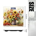 thumbnail image 2 of High Precision Body Weight Scale Smart Bathroom Scales with Large LCD Display(400lbs),Decorative for Bedroom-Bouquet Of Sunflowers And Roses In Basket, 2 of 4