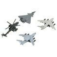 thumbnail image 4 of Jouet Avion à Rétrofriction 4 Pcs pour Enfants Garçons Modèle d'Avion Simulé Cadeau d'Anniversaire Décoration, 4 of 7