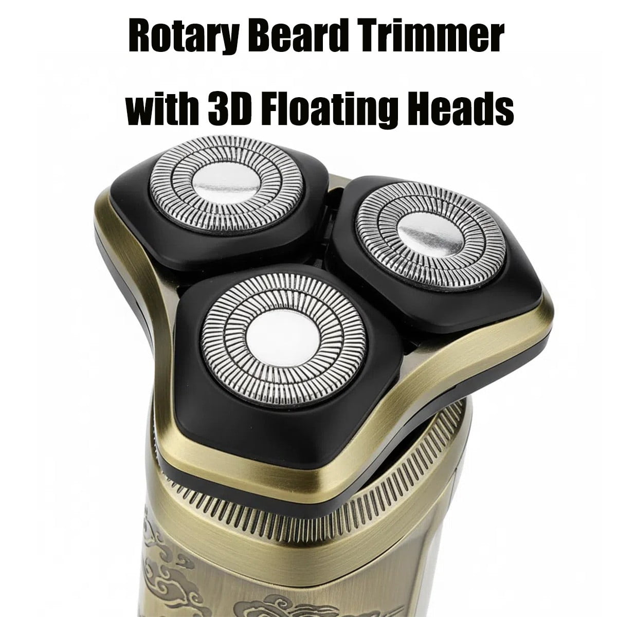 Lemulegu Electric Razor for Men, Rotary Beard Trimmer with 3D Floating Heads