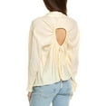 thumbnail image 2 of Sadie & Sage womens Sage the Label Clementine Crush Cutout Shirt, xs, White, 2 of 3