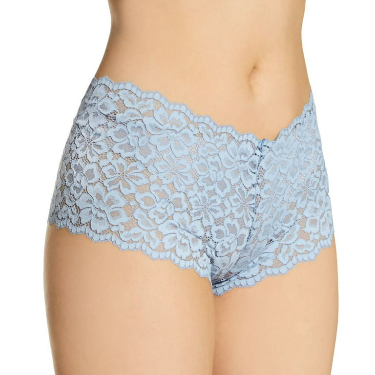 Women's Maidenform DMCLBS Sexy Must Haves Lace Cheeky Boyshort Panty (Blue  Flight 6) 