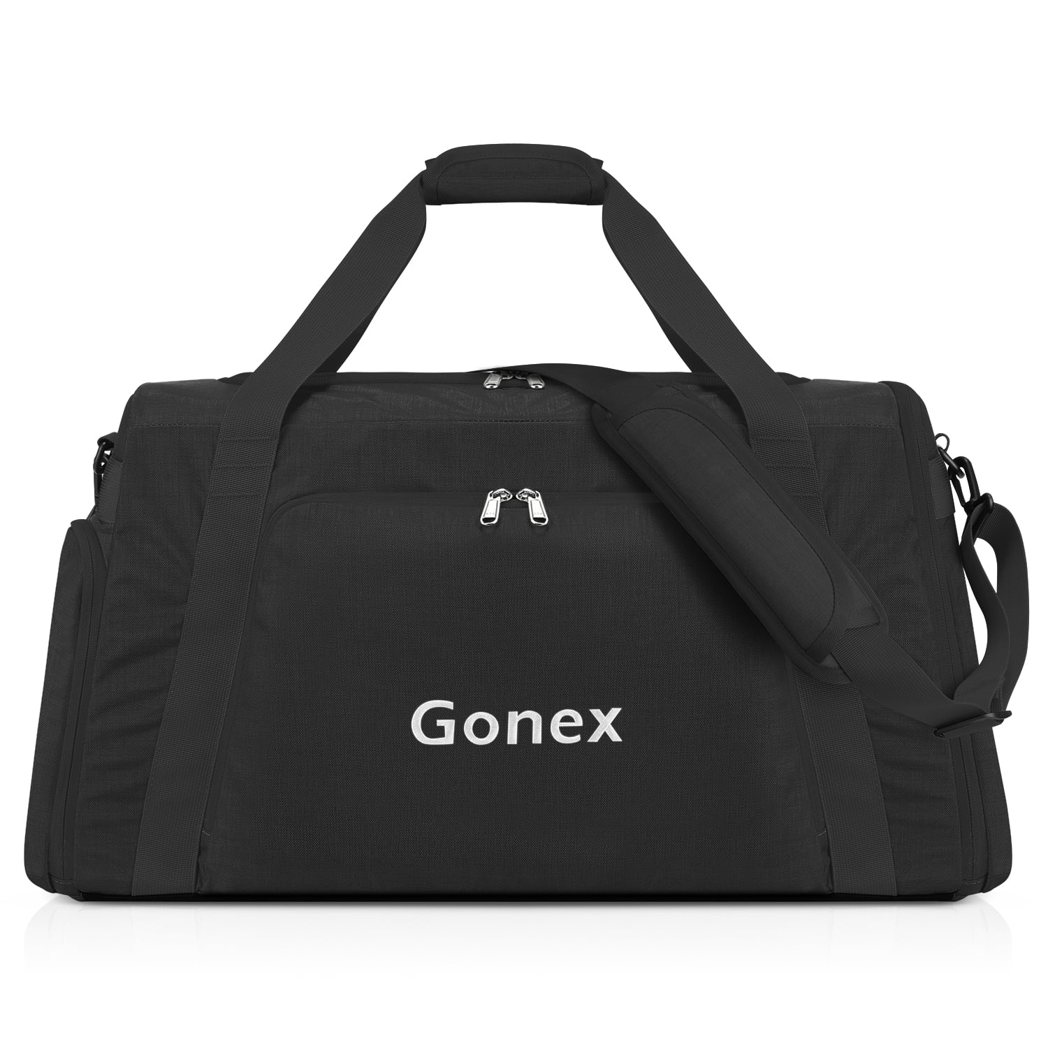 Gonex Durable Economic 60L Travel Duffle Bag, Weekender Overnight Duffel Bag with Shoe ...