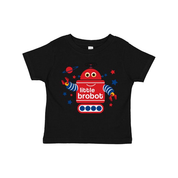Inktastic Robot Little Brother Boys Toddler T-Shirt