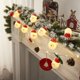 thumbnail image 5 of Cadena de luces decorativas navideñas con forma de Papá Noel, bola, muñeco de nieve, alce, luz de noche LED, decoración para árbol de Navidad, 5 of 5