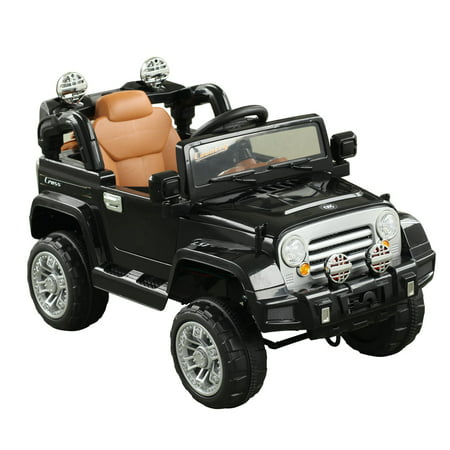 Aosom 12V Kids Electric Battery Powered Ride On Toy Off Road Car Truck w/ Remote Control -