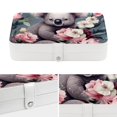 thumbnail image 4 of Koala Portable PU Leather Jewelry Organizer with Removable Compartment, Storage Box, Necklace Holder, and Travel Organizer, 4 of 6