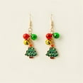 Snowman Red Green Christmas Jingle Cute Ornament Dangle Drop Earrings For Women Teen Girls Fish