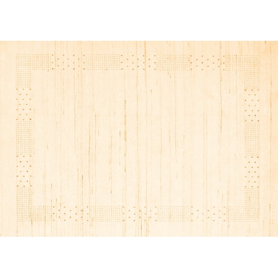 Ahgly Company Indoor Rectangle Solid Orange Modern Area Rugs, 2' x 3'