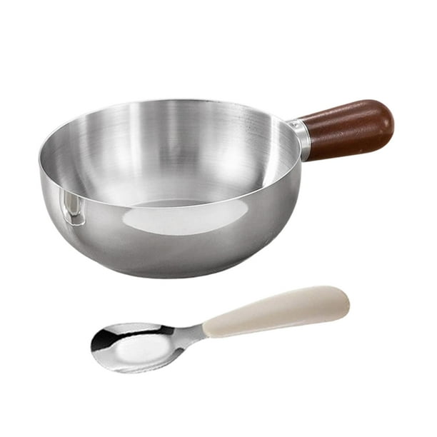 Cacerola para derretir , olla portátil para cocinar, para hervir, ensaladas, olla para leche, sopa, de verduras, pasta y
