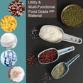 thumbnail image 3 of 3 Pack Container Spoon, Multi-Purpose Heavy Duty Freezer Ice Cream Scoop, Small Plastic Spoons for Conisters, Flour, Sugar, Powder, Spoon for Candy, Dry Goods, Dog Food, Birdseed, 3 of 5
