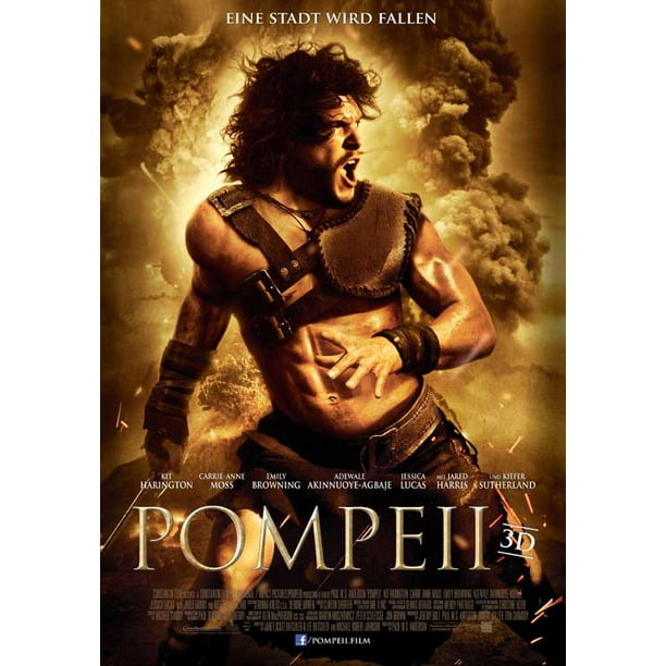 Pompeii (2014) 27x40 Movie Poster (German) - Walmart.com