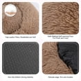 thumbnail image 4 of Cama relajante para perros y bebés, almohada de piel sintética para mascotas, rosquillas, 4 of 8