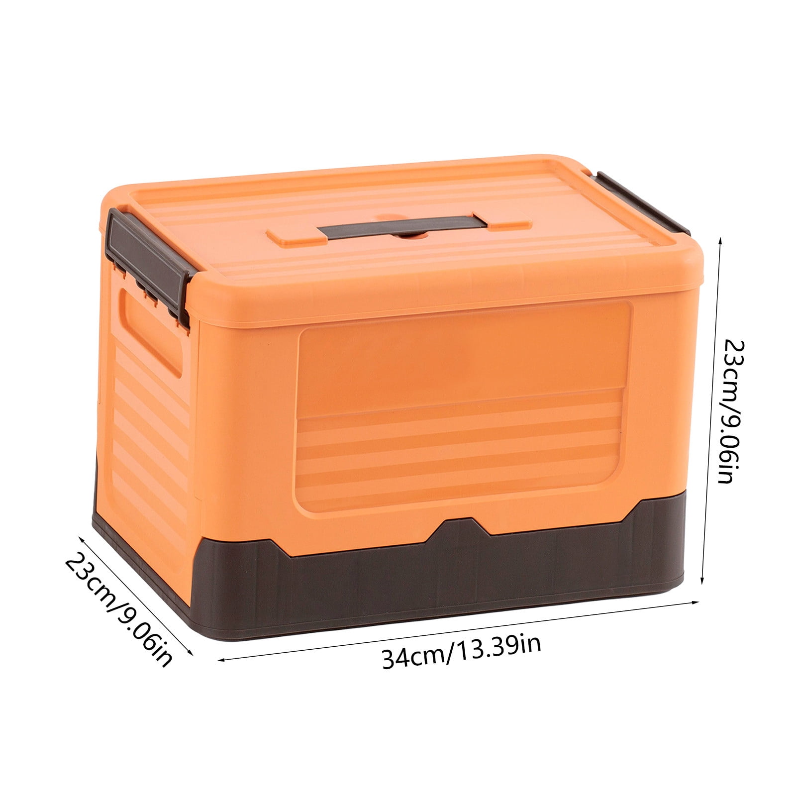 Foldable Storage Box, 13.4"x9"x9" Multi-Purpose Organizer for Toys and Car Supplies, Ideal for Home Storage and Outdoor Camping Trips