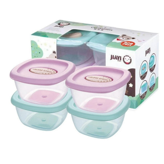 Baby Feeding Container with Scale Heat Resistance Food Preservation Box Banmo