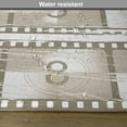 thumbnail image 6 of Ambesonne Vector Place Mats Set of 4, Numbers on a Film Strip, Standard Size, Umber Warm Taupe, 6 of 6
