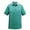 Turquoise/Ice Green, variant on Monterey Club Men's Zone Tech Contrast Golf Polo Shirt #1525