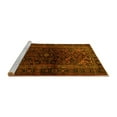 thumbnail image 2 of Ahgly Company Machine Washable Indoor Rectangle Persian Yellow Traditional Area Rugs, 8' x 12', 2 of 4