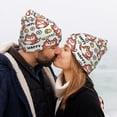 thumbnail image 5 of Gaeub Happy Foxy Faces Print Unisex Knitted Hat,Warm Winter Beanie,Unisex Fashion Knit Cuffed Cap,Ski Hat for Men and Women, 5 of 6