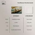 thumbnail image 6 of Art Remedy Modern Tiger Art Canvas, 54" x 36", Silver Frame, Cheetah Sails, 6 of 7