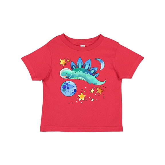 Inktastic Stegosaurus Space Dinosaur with Stars and Planet Boys or Girls Baby T-Shirt
