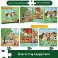 thumbnail image 1 of Farm Theme Foldable Magnetic Puzzle Book for Kids Ages 4-6: Educational Cognitive Development Toy, Interactive Learning Tool, Durable Material, Gender-Neutral Kindergarten Early Education Gift Set 10, 1 of 6