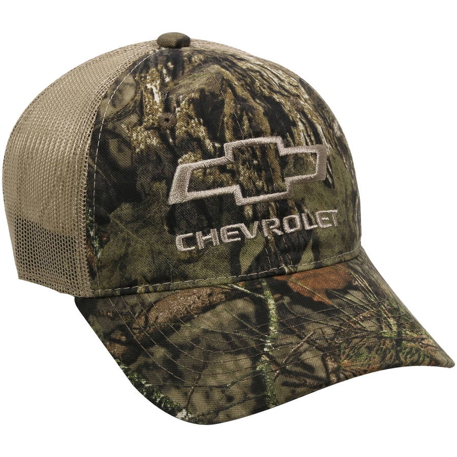 Chevy Mesh Back Camo Cap, Mossy Oak Break-Up Country Camo, Adjustable ...