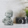thumbnail image 4 of maskred Classic Buddha Statue Resin Collectible Crafts Outdoor Desktop Car for Paint 1Set, 4 of 6