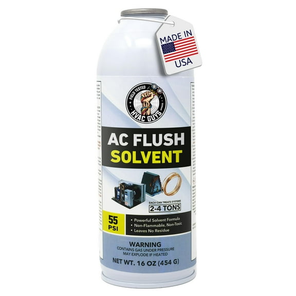 AC Flush Solvent | Pressurized Solvent for Cleaning HVAC Line Set and Any Refrigerant-Based Systems