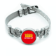 thumbnail image 1 of Día Nacional nación fuerte Pulsera pulsera pulsera de cristal amor pulsera ajustable, 1 of 2