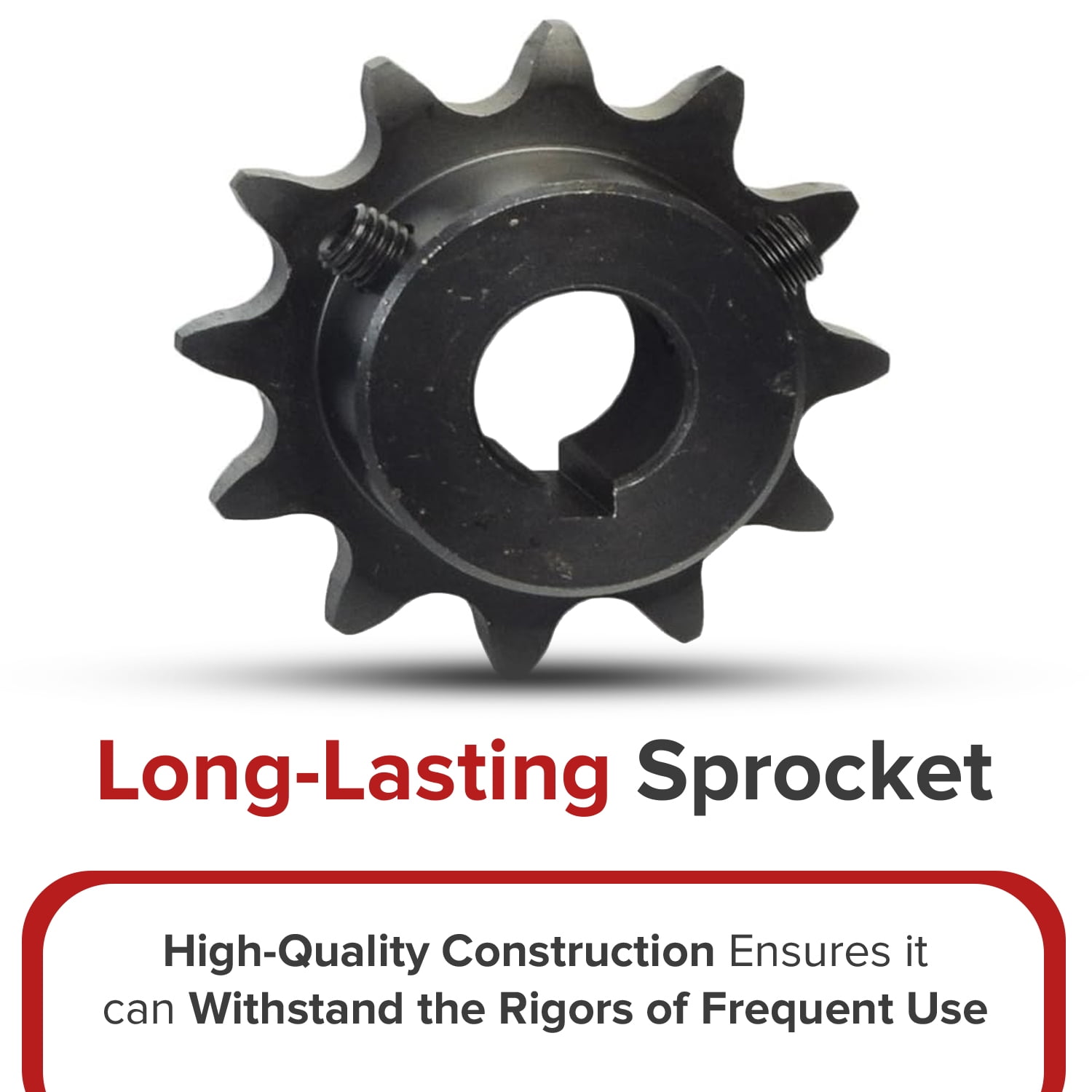 AlveyTech #40/41 Chain 12 Tooth Jackshaft Sprocket with 5/8
