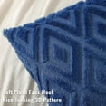 thumbnail image 2 of decorUhome Set of 2 Decorative Throw Pillow Covers 16X16, Soft Pillow Covers for Couch, Blue, 2 of 8