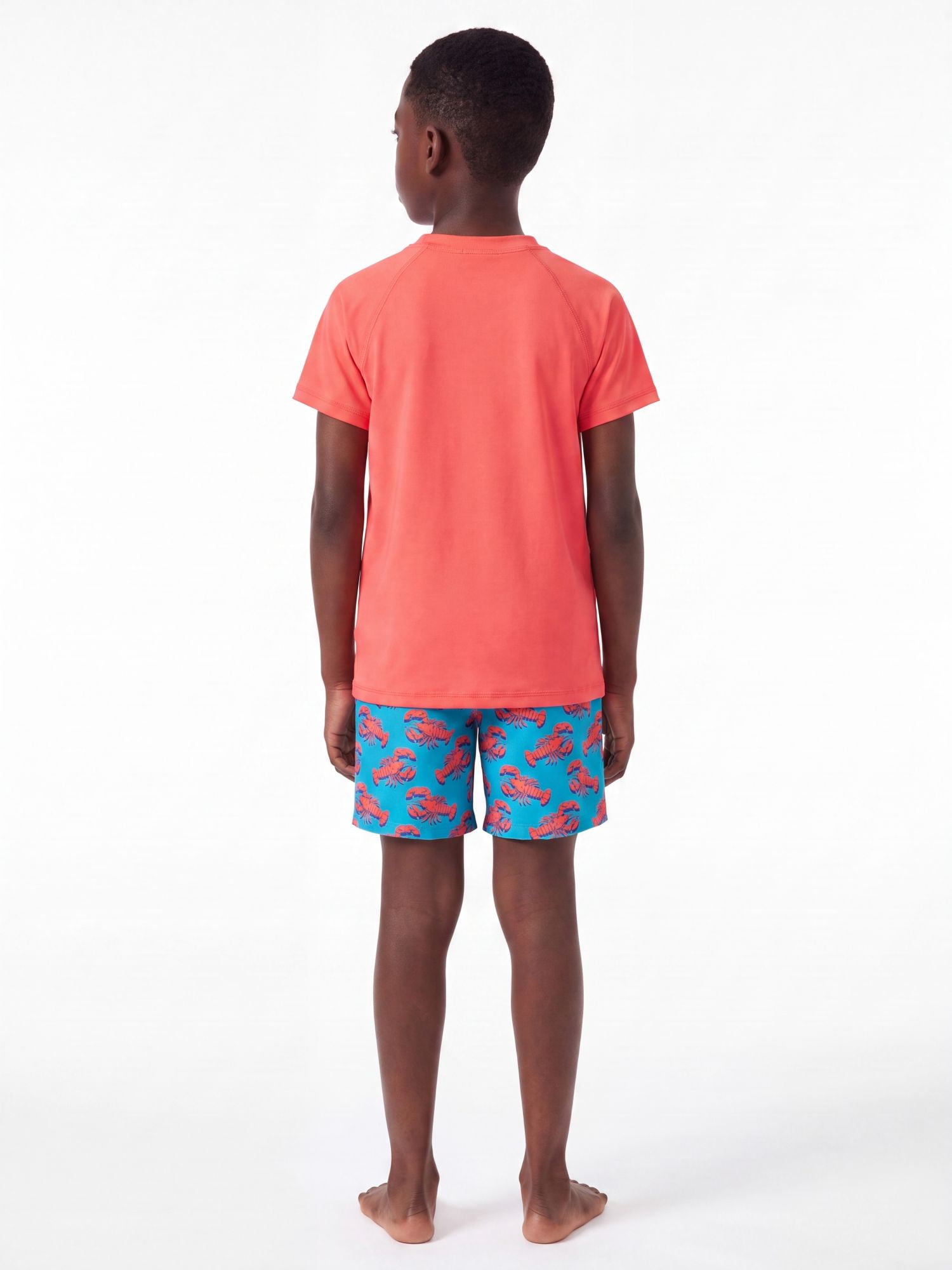 Ocean Gear Boys Short Sleeve Rash Guard Swim Top, Sizes 4-18